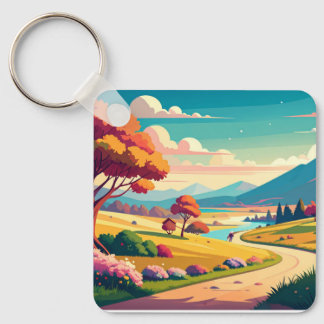 Anime world nyckelring