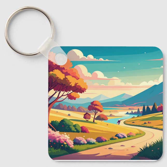 Anime world nyckelring (Framsida)