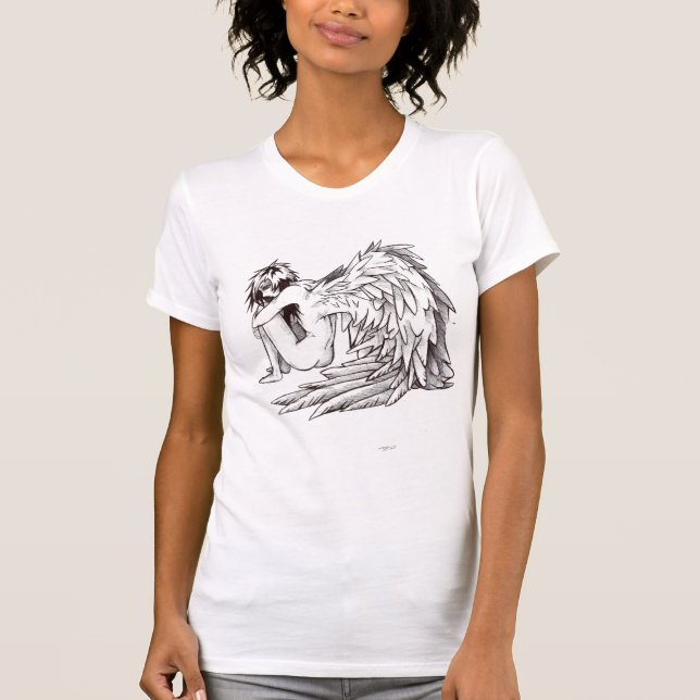 Animeängel Tee Shirt (Framsida)