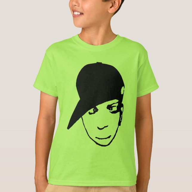 AnimeB-pojke. Hip hop utrustar Tee Shirt (Framsida)