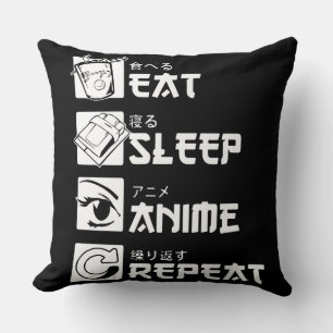 Animebesatthet: Ät, Sova, Anime, Upprepa Kudde