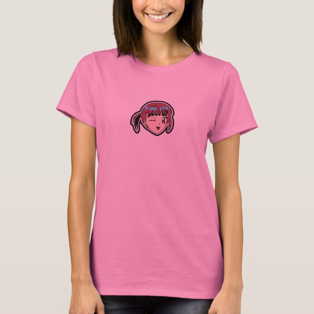 Animeblinkning/Moshi Moshi Tee Shirt (Framsida)