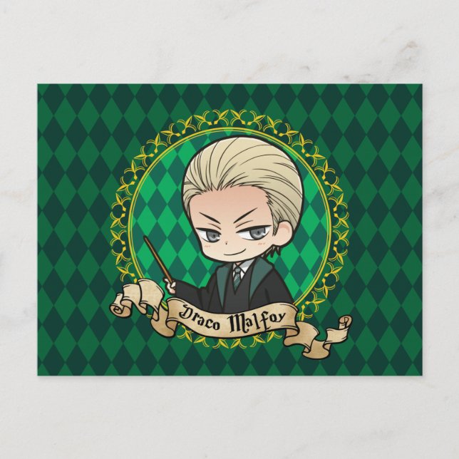 AnimeDraco Malfoy Vykort (Framsida)