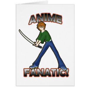 Animefanatikerkort Hälsningskort