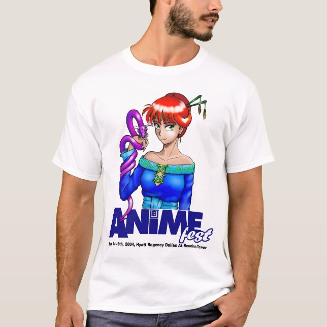 AnimeFEST! Pre-Regel T-tröja 2004 T-shirt (Framsida)