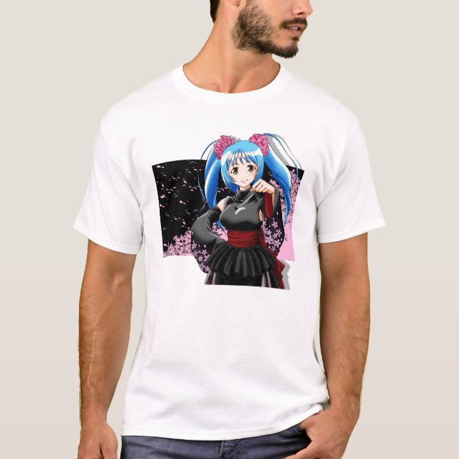 AnimeflickaT-tröja T Shirt (Framsida)