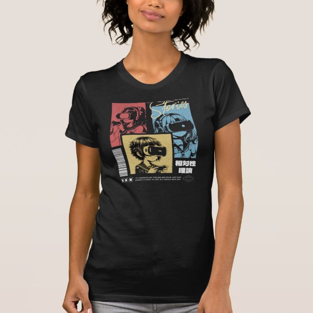 Animeflickor T-shirt  (Framsida)