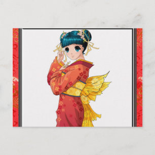 AnimeGeisha Vykort