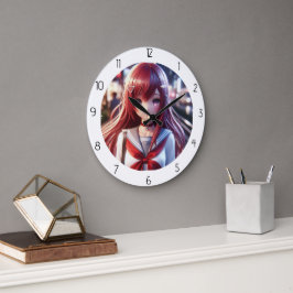 ANIMEGIRL STOR KLOCKA