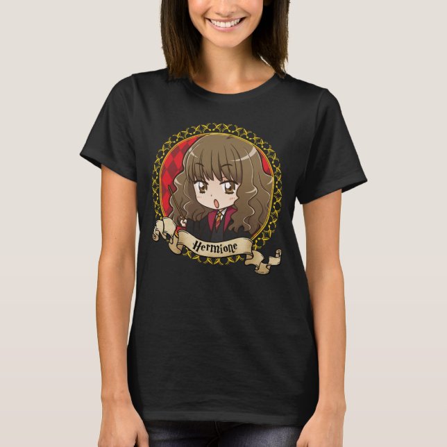 AnimeHermione Granger porträtt Tee Shirt (Framsida)