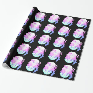 AnimeHipsterKawaii pastellfärgad kuslig gullig Presentpapper