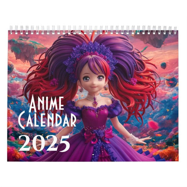Animekalender, 12 månader kalender (Omslag)