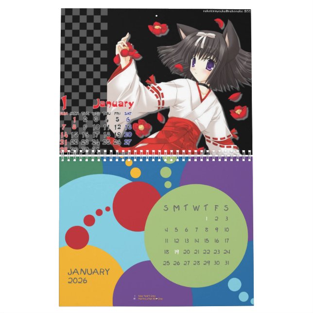 animekalender kalender (Jan 2026)
