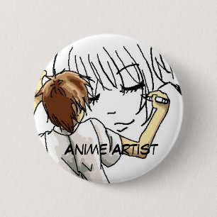 Animekonstnär Knapp