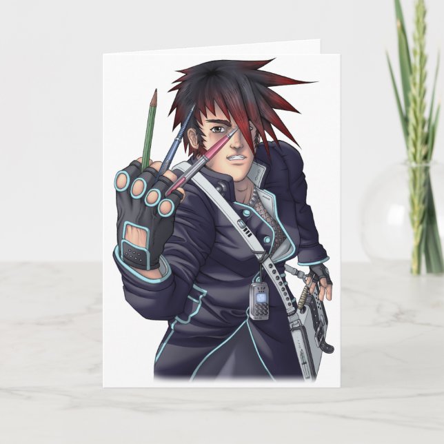 AnimeManga konstnär Kort (Framsida)