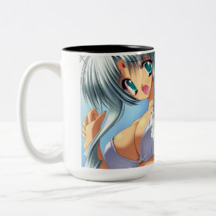 Animemugg Två-Tonad Mugg