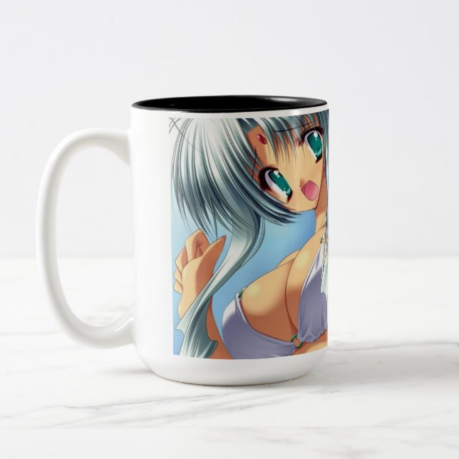 Animemugg Två-Tonad Mugg (Vänster)