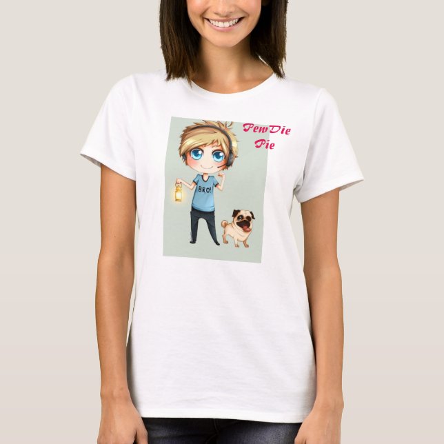 AnimePewDiePie t-skjorta Tee Shirt (Framsida)