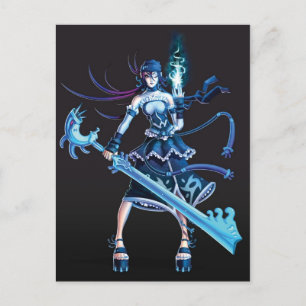 Animepiratflicka Vykort