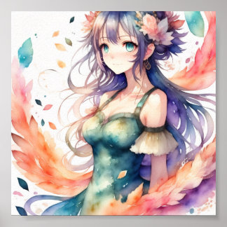 Animera bilder av flickor poster