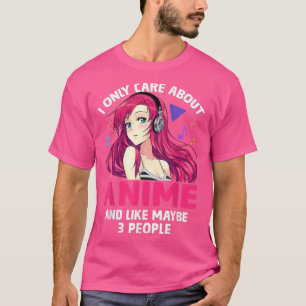 Animera flicka jag bryr mig bara om djur och kansk t shirt