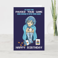 Animera Gamer Girl pausade ditt vildfödelsedagskor