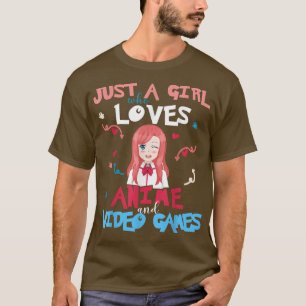Animera kvinnor Tonåring Flickor som Kärlekar vide T Shirt