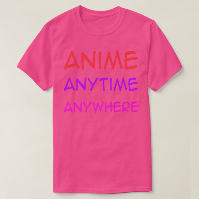 Animera när som helst, oavsett premie  t shirt (Design framsida)