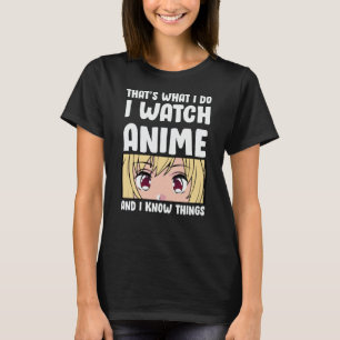 Animera offertdesign I Watch Anime T Shirt