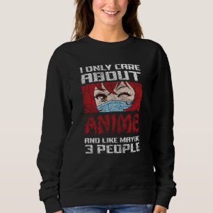 Animera offertdesign Jag bryr mig bara om Anime T Shirt
