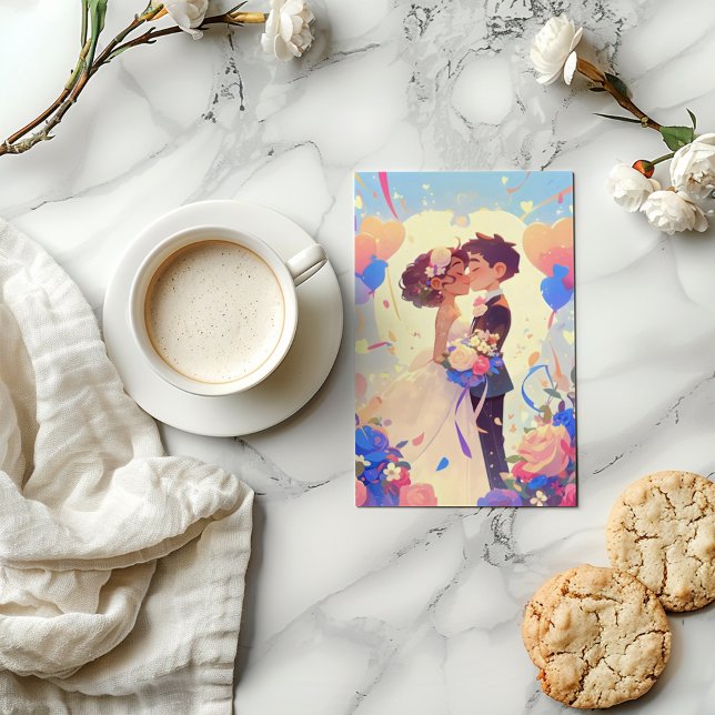 Animera par färglösa Bröllop Inbjudan (Skapare uppladdad)