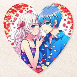 Animera par Unik Bröllop Underlägg Papper