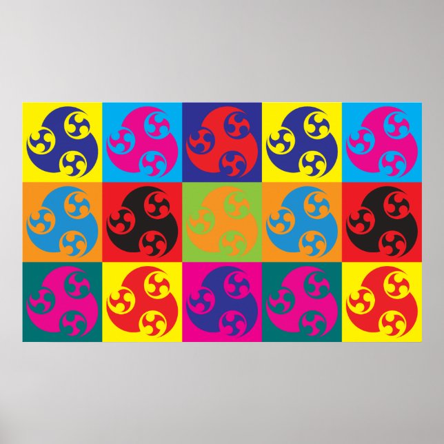 Animera poppgrafik poster (Framsidan)