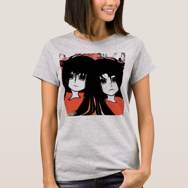 Animera Twillingar T Shirt (Framsida)