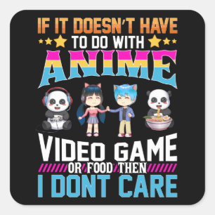 Animera videokameror Japanska för spel-Manga Fyrkantigt Klistermärke