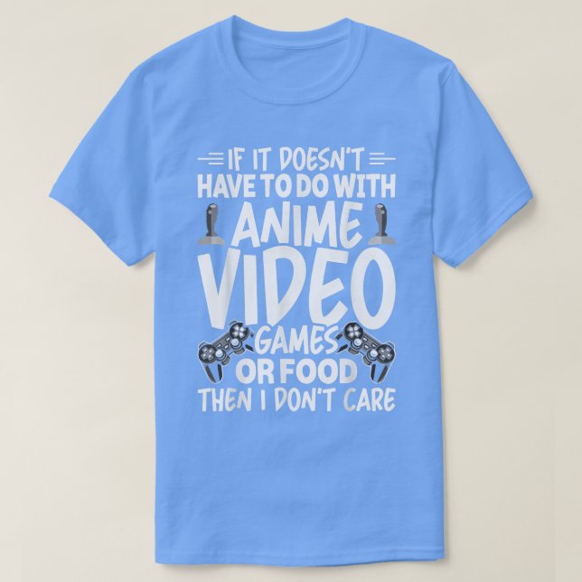 Animera videospel eller spela spel för livsmedelsv t shirt (Design framsida)