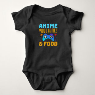 Animera, videospel och mat Snygg design T Shirt