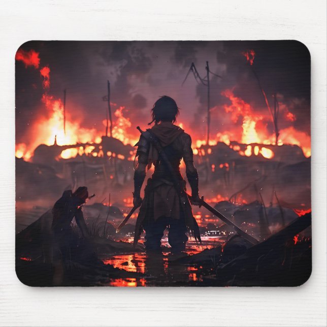 Animera Warrior Mouse Pad Musmatta (Framsidan)