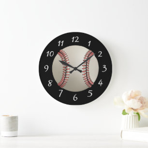 Animerad Baseball Stor Klocka