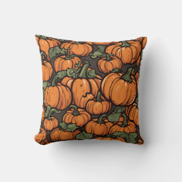 Animerad Cute Pumpkin Minimalist Fall Halloween Kudde