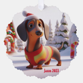 Animerad Dachshund
