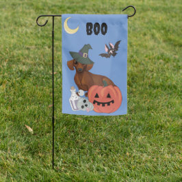 Animerad Dachshund Halloween