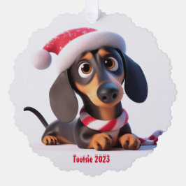 Animerad Dachshund Puppy