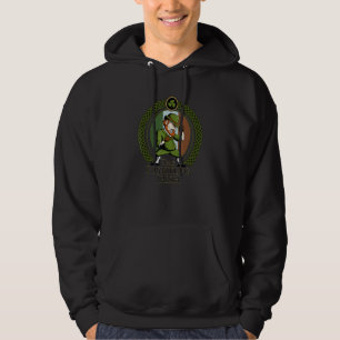 Animerad Fighting Irish St patrick's day Retro Fas Hoodie