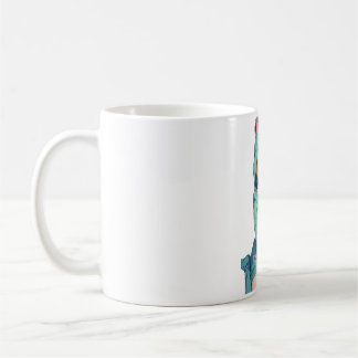 animerad flicka i en grodhuva kaffemugg