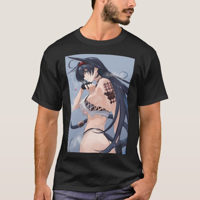 animerad flicka t shirt (Framsida)