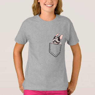 Animerad Fransk Bulldog T-Shirt