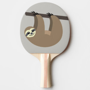 Animerad långsamt pingisracket