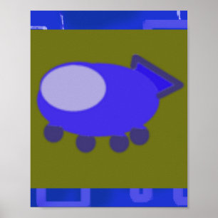 Animerad Popcorn-utskrift, Värdeaffischpapper (Mat Poster