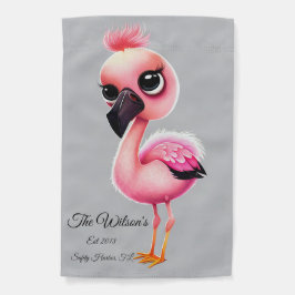 Animerad Rosa Flamingo
